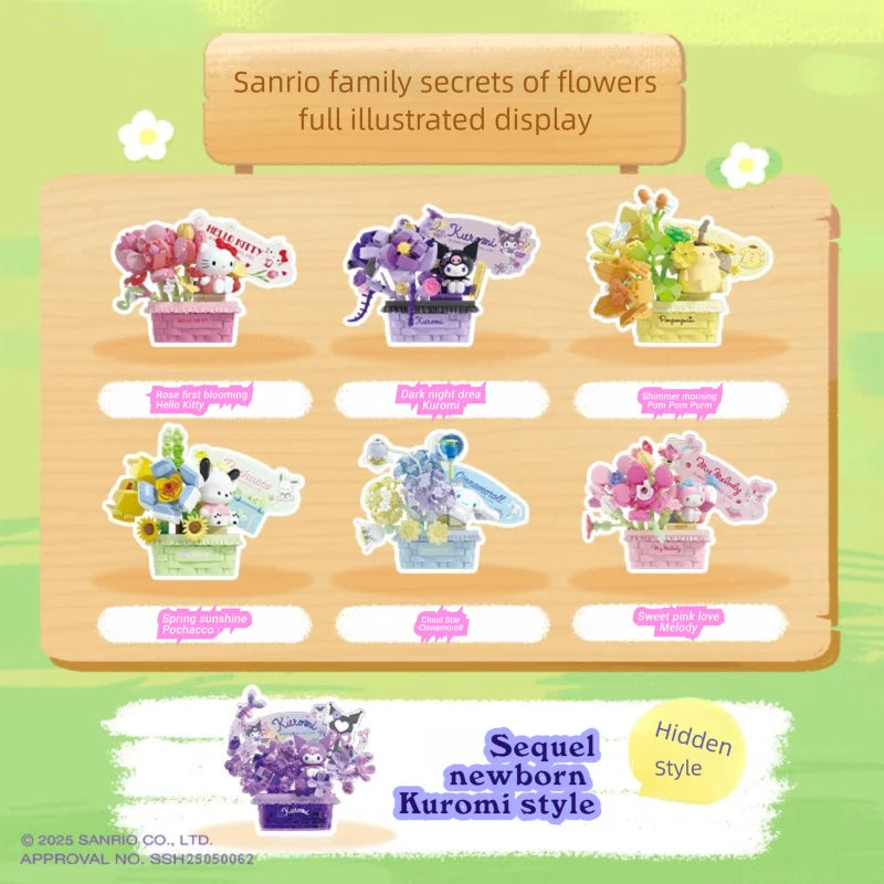 Sanrio Flower Basket Display Blind Box