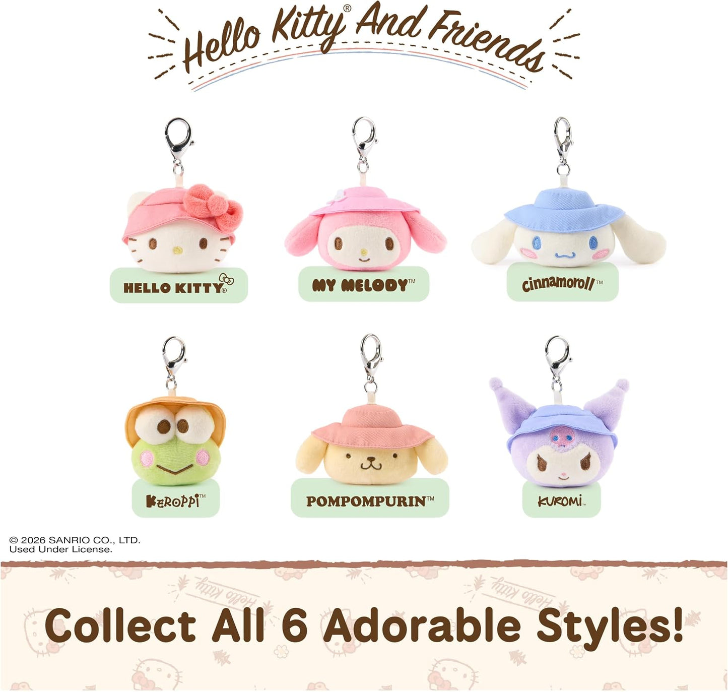GUND Hello Kitty & Friends Surprise Camping Plush 