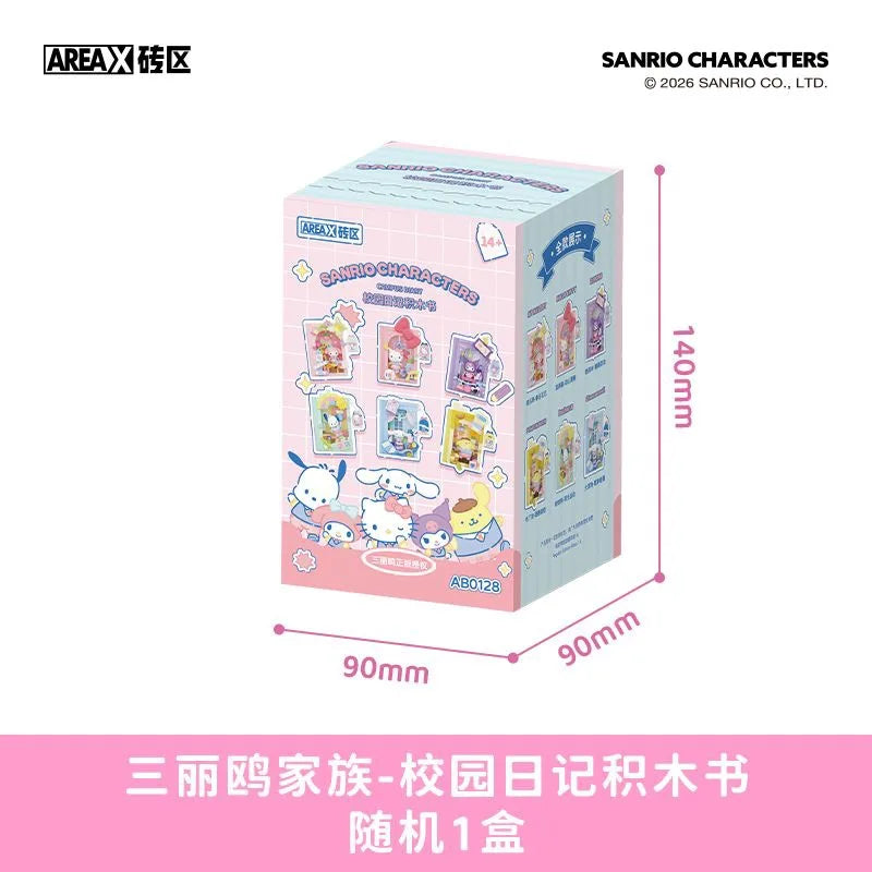 Anime Sanrio Figure Blind Box Flower Love Elf Series My Melody Kuromi Cute Assembled Ornaments for Collection Decoration Model