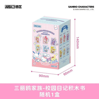 Anime Sanrio Figure Blind Box Flower Love Elf Series My Melody Kuromi Cute Assembled Ornaments for Collection Decoration Model