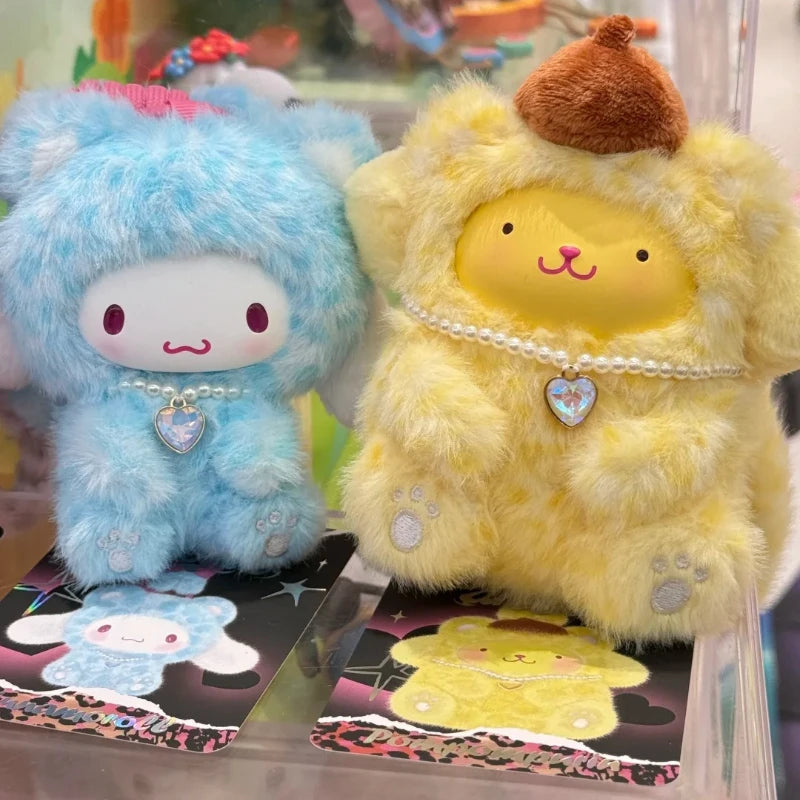 Genuine  Sanrio Forest Animals Series Blind Box Kuromi Melody Kitty Plush Mystery Box Toys Cute Surprise Bag Pendant Gifts