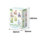 Anime Sanrio Figure Blind Box Flower Love Elf Series My Melody Kuromi Cute Assembled Ornaments for Collection Decoration Model