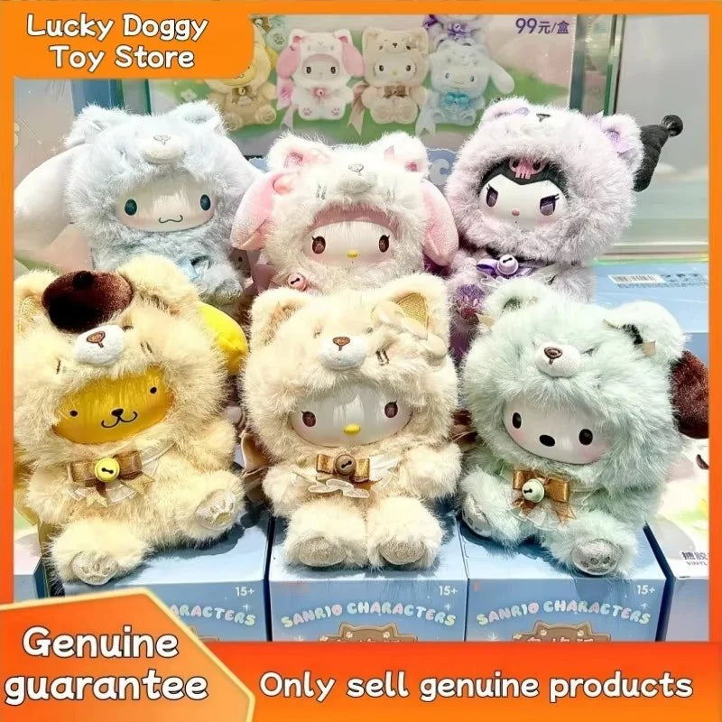 New Original Island Fox Plush Vinyl Series Blind Box Kuromi Trendy Play Pendant Girls Pendant Mystery Box Birthday Xmas Gift