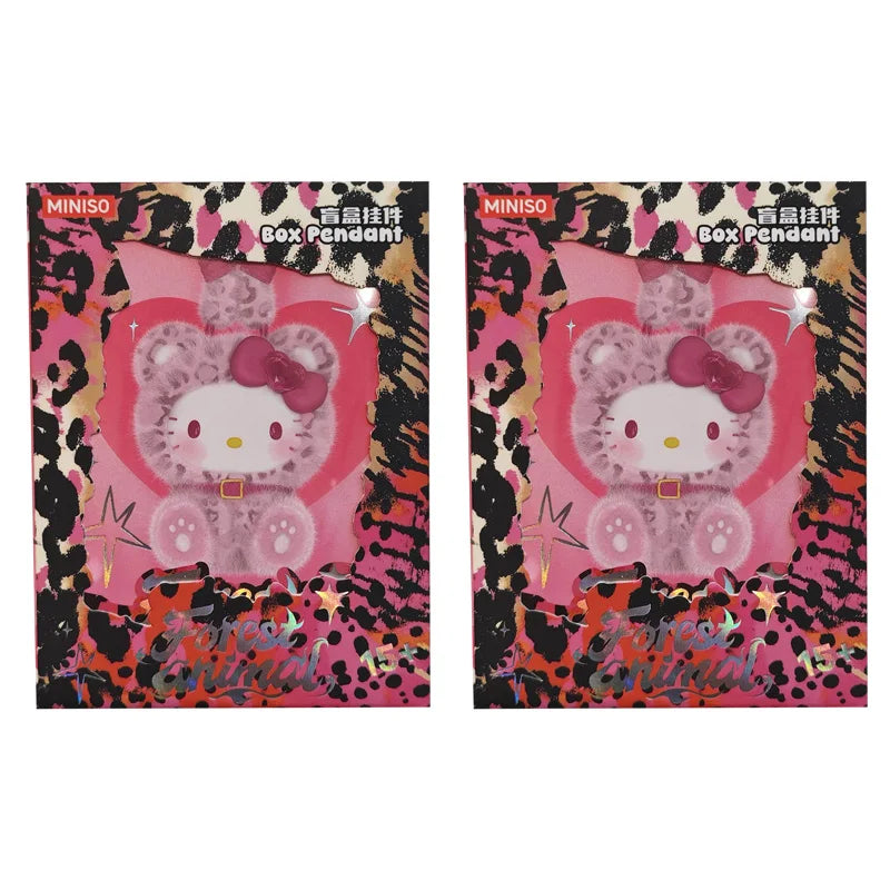 Genuine  Sanrio Forest Animals Series Blind Box Kuromi Melody Kitty Plush Mystery Box Toys Cute Surprise Bag Pendant Gifts